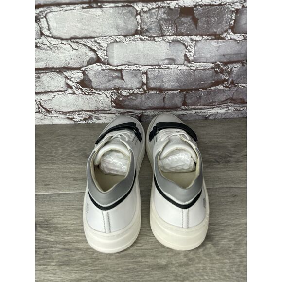 Gamma 4 True Alma Mater White Leather Strap Lace Up Shoes Men Sz 40EU/7M US W9.5 main image 12